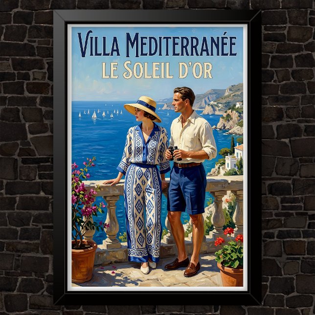 Affiche Publicité de mode vintage des années 1920 (Créateur téléchargé)