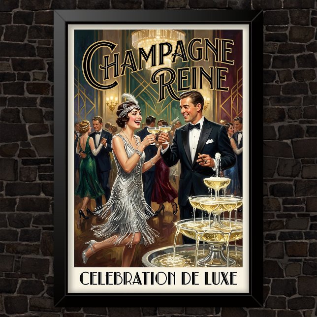 Affiche Publicité de mode vintage des années 1920 (Créateur téléchargé)