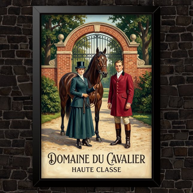Affiche Publicité de mode vintage des années 1920 (Créateur téléchargé)