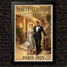 Publicité de mode vintage des années 1920