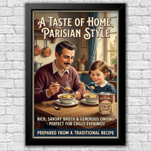 Affiche Publicité emblématique des années 1960