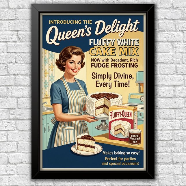 Affiche Publicité emblématique des années 1960  (Créateur téléchargé)