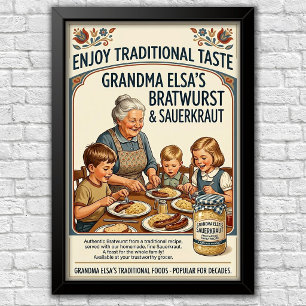 Affiche Publicité emblématique des années 1960