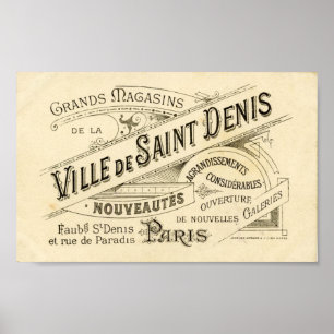 Affiche Publicité française vintage 2