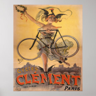Affiche Publicité pour bicyclette française 1898