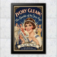Publicité pour dentifrice Ivory Gleam de 1925