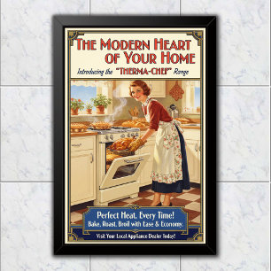 Affiche Publicité pour la gamme Therma-Chef de 1930