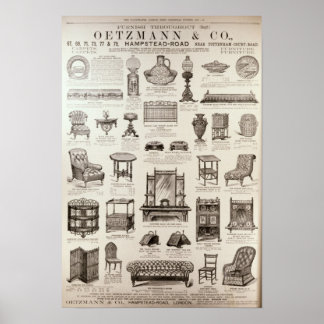Affiche Publicité pour Oetzmann & Co.
