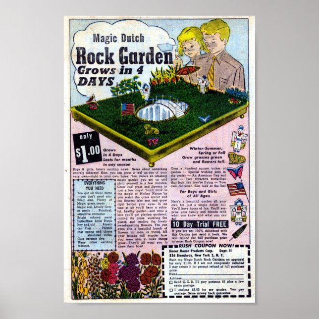 Affiche Publicité vintage (Devant)