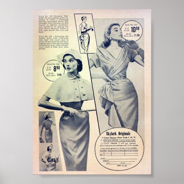 Affiche Publicité vintage (Devant)