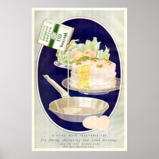 Affiche Publicité vintage : Aliments et boissons