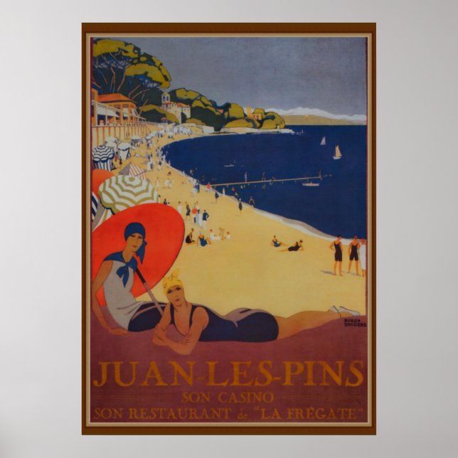 Affiche Publicité vintage de voyage (Devant)
