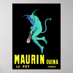 Affiche Publicité vintage sur l'alcool français