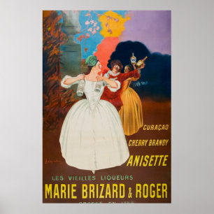Affiche Publicité vintage sur le théâtre/la performance