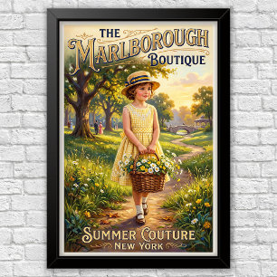 Affiche Publicités de mode pour enfants des années 1920