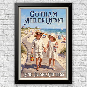 Affiche Publicités de mode pour enfants des années 1920