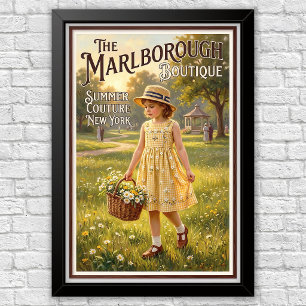 Affiche Publicités de mode pour enfants des années 1920