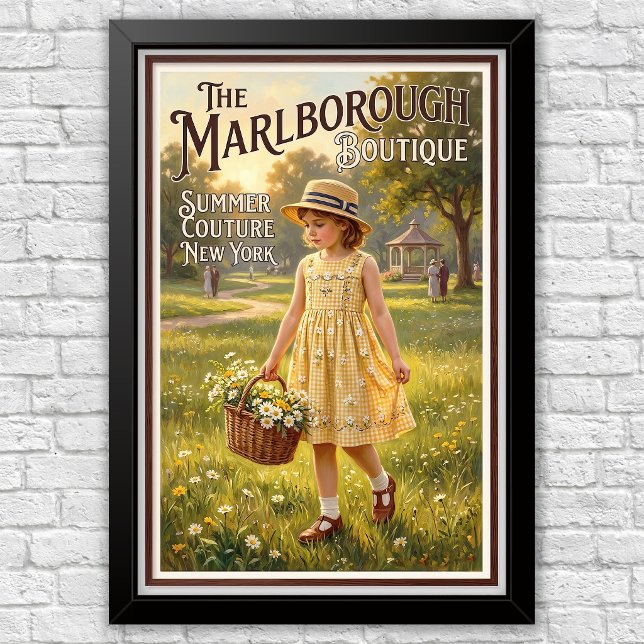 Affiche Publicités de mode pour enfants des années 1920  (Créateur téléchargé)