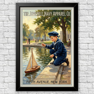 Affiche Publicités de mode pour enfants des années 1920