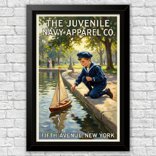 Affiche Publicités de mode pour enfants des années 1920 