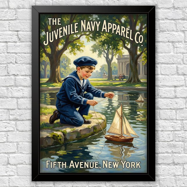 Affiche Publicités de mode pour enfants des années 1920  (Créateur téléchargé)