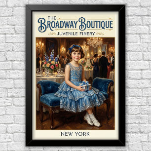 Affiche Publicités de mode pour enfants des années 1920