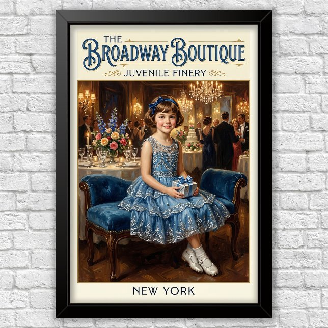 Affiche Publicités de mode pour enfants des années 1920  (Créateur téléchargé)