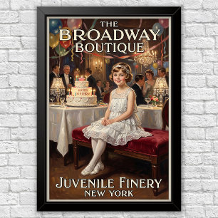 Affiche Publicités de mode pour enfants des années 1920
