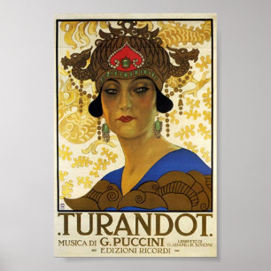 Affiche Puccini / Turandot
