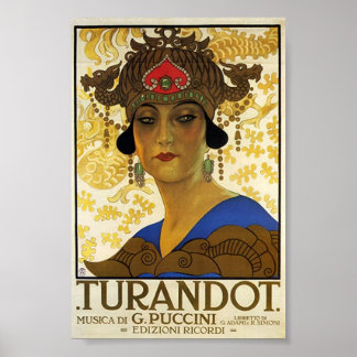 Affiche Puccini / Turandot