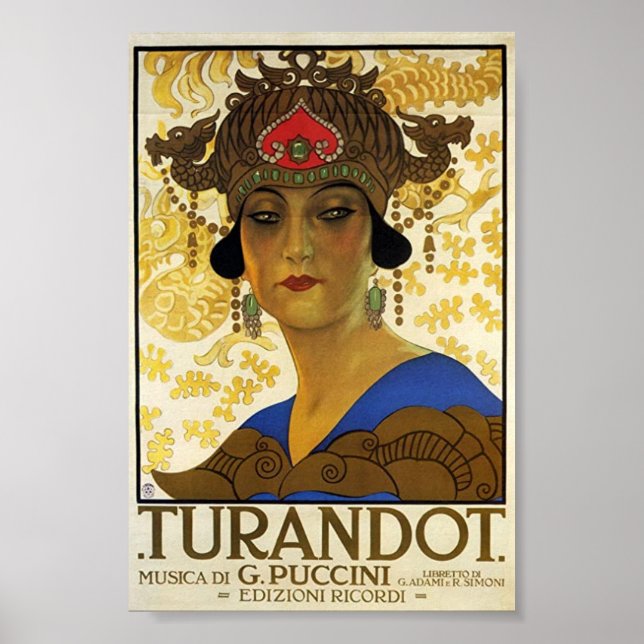 Affiche Puccini / Turandot (Devant)
