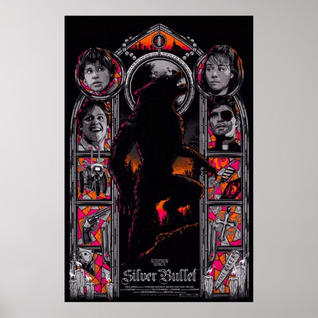 Affiche Puce en argent (Devant)