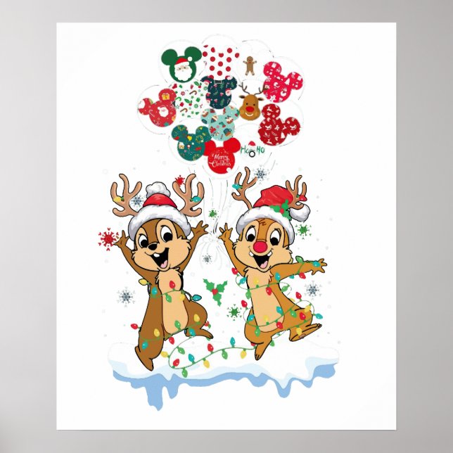 Affiche puce et dale noël (Devant)