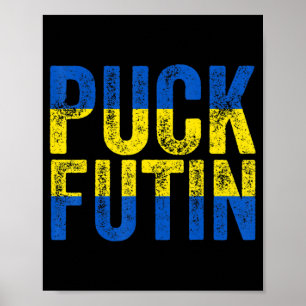 Affiche Puck Foutine Mème Je Suis Aux Côtés De L'Ukraine A