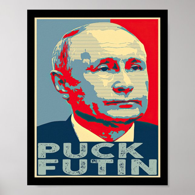 Affiche Puck Futin Hope I Stand With Ukraine  (Devant)