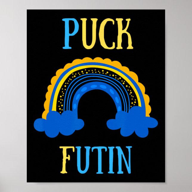 Affiche Puck Futin Mème Création Drôle Ukraine Russie  (Devant)