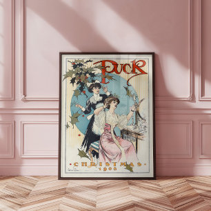 Affiche Puck Noël 1908