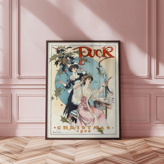 Affiche Puck Noël 1908 (Créateur téléchargé)