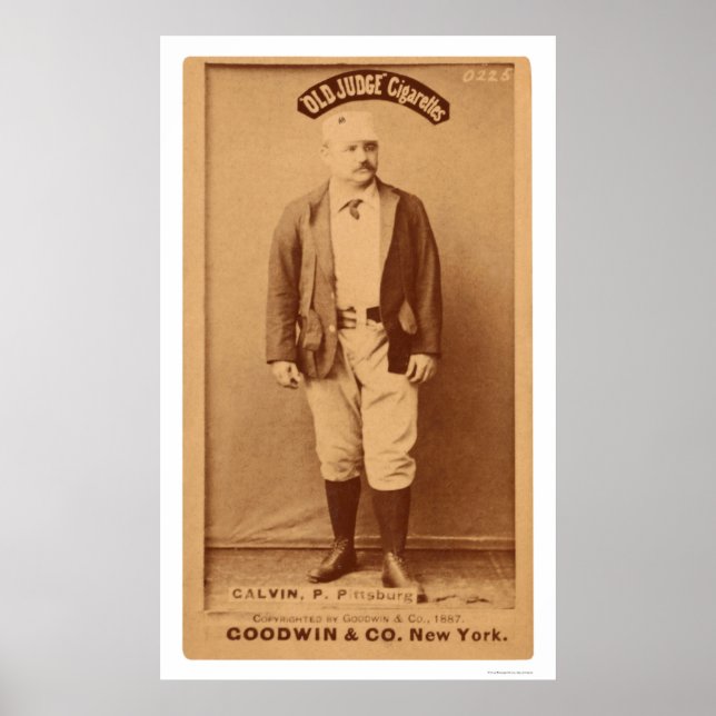 Affiche Pud Galvin Baseball Card 1887 (Devant)