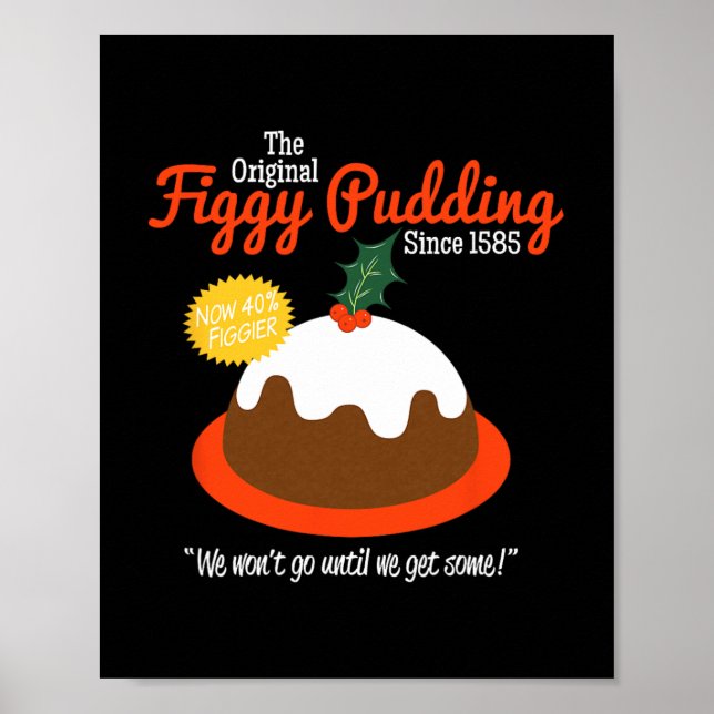 Affiche Pudding Figy Rétro T Noël (Devant)