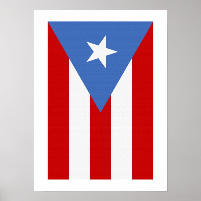 Affiche Puerto Rico Flag (Devant)