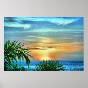 Affiche Puerto Sunset 1557 Art Print