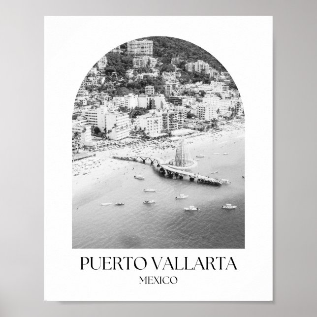 Affiche Puerto Vallarta Mexico Arch Photo Imprimer (Devant)
