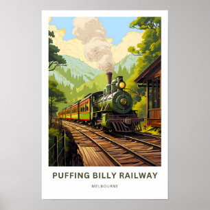 Affiche Puff Billy Railway Melbourne Imprimer