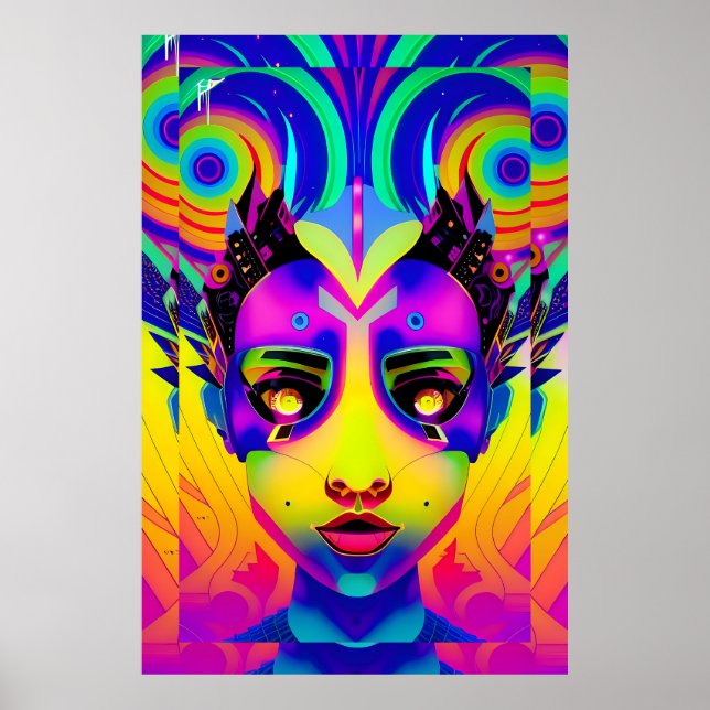 Affiche Puffed Up with the Techno-Arts - Ken Gage Art (Devant)
