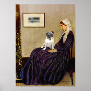 Affiche Pug 18 (faon) - La mère de Whistler