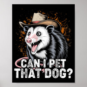 Affiche Puis-je caresser ce mème de chien amateur d'animau