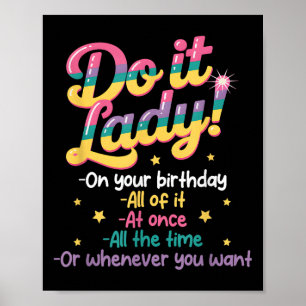 Affiche Puis-je T Dame Le Jour De Votre Anniversaire Quand