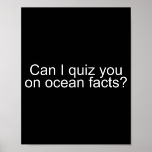 Affiche Puis-je vous interroger sur des faits sur l'océan