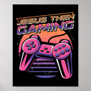 Affiche Puis Jeu Gamer Christian Boys Vidéo Jeu Contro
